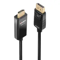 Lindy 40926 videokaabliadapter 2 m DisplayPort HDMI tüüp A (Standard) Must – pilt 5
