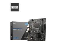 MSI | PRO H610M-G | Processor family Intel | Processor socket LGA1700 | DDR5 | Supported hard disk drive interfaces SATA, M.2 | Number of SATA connectors 4