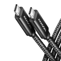AXAGON BUCM4X-CM10AB NewGEN+ cable USB-C <-> USB-C, 1m, USB4 Gen 3×2,