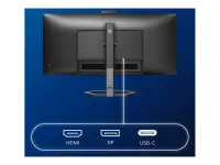 Philips | Monitor with Windows Hello Webcam | 34E1C5600HE/00 | 34 " | VA | 21:9 | 100 Hz | 4 ms | 3440 x 1440 pixels | 300 cd/m² | HDMI ports quantity 1 | Black | Warranty 36 month(s) – pilt 18