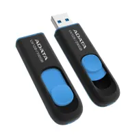 ADATA UV128 USB-välkmälu 256 GB USB tüüp A 3.2 Gen 1 (3.1 Gen 1) Must, Sinine