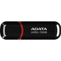 ADATA | USB Flash Drive | UV150 | 512 GB | USB 3.2 Gen1 | Black