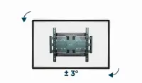 Gembird | Full-motion wall mount | WM-80ST-01 | Tilt, swivel, rotate | 40-80 " | Maximum weight (capacity) 50 kg | Black – pilt 3