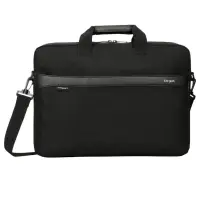 Targus | TBS576GL | GeoLite EcoSmart Essential Laptop Case | Fits up to size 13-14 " | Slipcase | Black | Shoulder strap