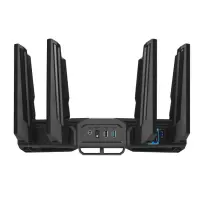 ASUS ROG Rapture GT-BE98 juhtmevaba ruuter 10 Gigabit Ethernet Quad-band (2.4 GHz / 5 GHz-1 / 5 GHz-2 / 6 GHz) Must