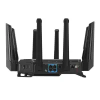 ASUS ROG Rapture GT-BE98 juhtmevaba ruuter 10 Gigabit Ethernet Quad-band (2.4 GHz / 5 GHz-1 / 5 GHz-2 / 6 GHz) Must