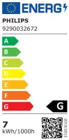 Philips Smart Philips Smart WiFi Filament Clear G95 RGB | E27 | 6.3 W | Full colour