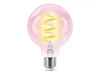 Philips Smart Philips Smart WiFi Filament Clear G95 RGB | E27 | 6.3 W | Full colour