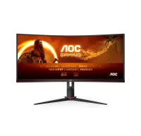 AOC | Gaming Monitor | CU34G2XP/BK | 34 " | VA | 21:9 | 180 Hz | 1 ms | 3440 x 1440 pixels | HDMI ports quantity 2 | Black
