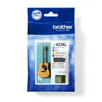 Brother LC421XLVAL Ink Cartridge Multipack | Brother Brother LC | LC421XLVAL | Brother LC421XL - 4-pack - XL - black, yellow, cyan, magenta - original - ink cartridge | Ink cartridge | Black, yellow, cyan, magenta – pilt 10