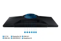 Samsung | Gaming Monitor | Odyssey G5 G51C | 27 " | VA | 16:9 | 165 Hz | 1 ms | 2560 x 1440 pixels | 300 cd/m² | HDMI ports quantity 2 – pilt 11