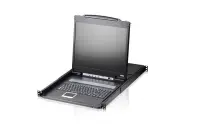 ATEN CL1308N-ATA-AU püstikkonsool 48,3 cm (19") Must 1U