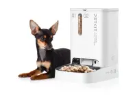 PETKIT | Feeder with Camera | P591 YumShare Dual-hopper | Capacity 2+3 L | White – pilt 3