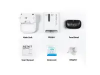 PETKIT | Feeder with Camera | P591 YumShare Dual-hopper | Capacity 2+3 L | White – pilt 5