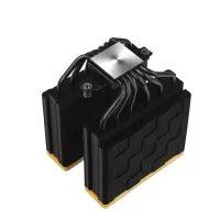 DeepCool AK620 Zero Dark Zoria Protsessor Õhujahuti 12 cm Must, Kollane 1 tk – pilt 9