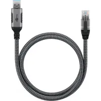 Goobay | USB-A 3.0 to RJ45 Ethernet Cable, 1 m | 70299