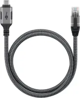 Goobay | USB-A 3.1 to RJ45 Ethernet Cable, 1 m | 70696 | Black