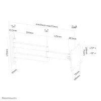 NEOMOUNTS W830Black Wall Mount 10-24inch – pilt 3