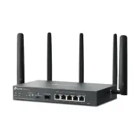 TP-LINK | Omada 4G+ Cat6 AX3000 Gigabit VPN Router | ER706W-4G | 802.1q | 10/100/1000 Mbit/s | Mesh Support Yes | MU-MiMO Yes | Antenna type Detachable | 60 month(s) – pilt 4