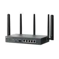 TP-LINK | Omada 4G+ Cat6 AX3000 Gigabit VPN Router | ER706W-4G | 802.1q | 10/100/1000 Mbit/s | Mesh Support Yes | MU-MiMO Yes | Antenna type Detachable | 60 month(s) – pilt 10