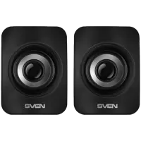 SVEN 130 USB-powered (2x3W); Volume control on the back
