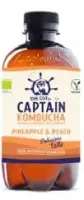 Karastusjook, Captain Kombucha Virsiku 400ml (kogus 6 tükki)