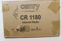 SALE OUT. Camry CR 1180 Internet radio, Black | CR 1180 | Internet radio | AUX in | Black | DAMAGED PACKAGING | Alarm function | Camry | Internet radio | CR 1180 | Alarm function | AUX in | Black | DAMAGED PACKAGING