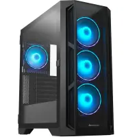 Chieftec APEX GA-01B-TG-OP ATX Midi Tower Must – pilt 7