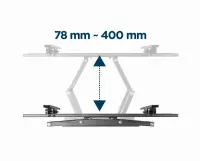 TV SET ACC WALL MOUNT 37-70"/WM-70ST-01 GEMBIRD – pilt 14