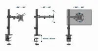 DISPLAY ACC MOUNTING ARM/17-32" MA-D1-03 GEMBIRD – pilt 12