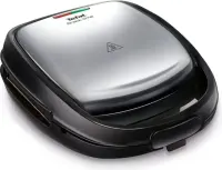 TEFAL Sandwich Maker | SW342D38 | 700 W | Number of plates 3 | Black/Stainless Steel