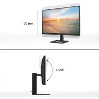 Philips | 24E1N1300AE/00 | 24 " | IPS | 16:9 | 100 Hz | 4 ms | 1920 x 1080 pixels | 250 cd/m² | HDMI ports quantity 1 | Black | Warranty 36 month(s) – pilt 9