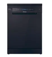 Candy Dishwasher | CF 5C6F0B | Free standing | Width 59.7 cm | Number of place settings 15 | Number of programs 8 | Energy efficiency class C | Display | Black