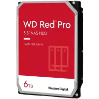 HDD NAS WD Red Pro (3.5'', 6TB, 256MB, 7200 RPM, SATA 6 Gb/s)