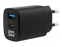 GEMBIRD 2-port 30W USB fast charger LCD
