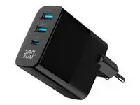 GEMBIRD 3-port 30W GaN USB fast charger