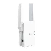 TP-LINK | AX3000 Mesh WiFi 6 Extender | RE705X | 802.11ax | Mesh Support Yes | 2402+574  Mbit/s | Ethernet LAN (RJ-45) ports 1 | No mobile broadband | MU-MiMO No | Antenna type 2x External