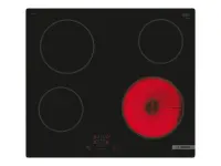 Bosch Hob | PKE61RBA2E | Electric | Number of burners/cooking zones 4 | Touch | Timer | Black