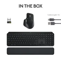 KEYBOARD +MOUSE COMBO MXKEYS S/BLACK 920-011614 LOGITECH – pilt 18