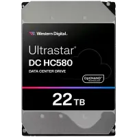 HDD Server WD/HGST Ultrastar 22TB DC HC580, 3.5", 512MB, 7200RPM, SATA, 512E SE NP3, SKU: 0F62785