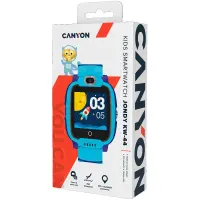 CANYON kids watch Jondy KW-44 4G Camera GPS Music Blue – pilt 3