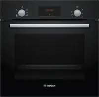 Bosch | Oven | HBF133BA0 | 66 L | Electric | EcoClean | Knobs | Height 59.5 cm | Width 59.4 cm | Black
