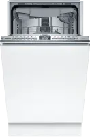 Bosch Dishwasher | SPV4HMX10E | Built-in | Width 45 cm | Number of place settings 10 | Number of programs 6 | Energy efficiency class E | Display | AquaStop function | White