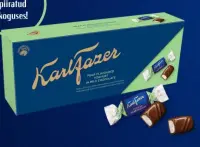 Piimašokolaadikompvekid  KARL FAZER pirnijogurtitäidisega 270g
