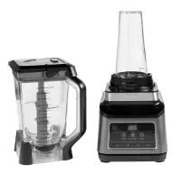 NINJA Mixer Blender 2in1 with Auto IQ | BN750EU | Tabletop | 1200 W | Jar material Plastic | Jar capacity 2.1+0.7 L | Ice crushing | Black/Silver