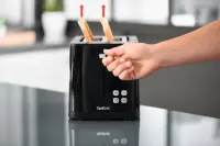TEFAL Toaster | TT6408 | Power 850 W | Number of slots 2 | Housing material Plastic | Black – pilt 2
