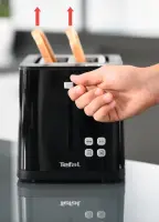 TEFAL Toaster | TT6408 | Power 850 W | Number of slots 2 | Housing material Plastic | Black – pilt 4