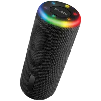 Speaker 2.0 portable SVEN PS-150, black, power output 10W (2x5W) (RMS), TWS, Bluetooth, FM, USB, lithium battery 1800mA*h