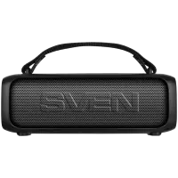 Speaker 2.0 portable SVEN PS-235, black (12W, TWS, ), power output 2x6W (RMS), Bluetooth, FM, USB, lithium 1500mA*h – pilt 4