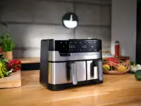 TEFAL Fryer | EY905D10 | Capacity 5.2+3.1 L | Hot air technology | Stainless Steel/Black – pilt 9